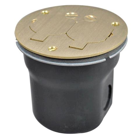 home depot electrical floor boxes|floor mount electrical receptacle box.